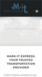 Mobile Screenshot of mark-itexpress.com
